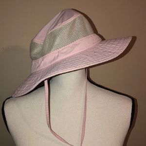 Girls Sun Hat -Pink and adjustable